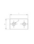 Connectors 9036 51mm AISI304 stainless steel