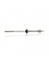 Hanger bolt with DIN6923 and EPDM 12x250mm AISI304 stainless steel