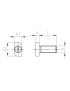 Hammer head bolt 9197 type 20/12 M8x25mm AISI304 stainless steel