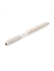 Hanger bolt with six lobe drive 8x60mm AISI304 stainless steel