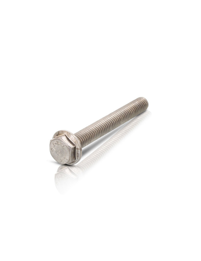 Sechskantschraube 6921 mit Flansch, VG und Sperrverzahnung M8x12mm A2 Edelstahl Sechskantschraube 6921 mit Flansch, VG und Sperrverzahnung M8x12mm A2 Edelstahl