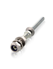 Solar fastener type A DS with point and sealing washer M8,4x130/70 AISI304 stainless steel