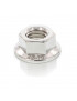 Hexagon flange nut with serration DIN6923 6mm AISI304 stainless steel