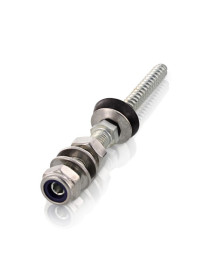 Solar fastener with point and umbrella washer M8,4x150/50 AISI304 stainless steel